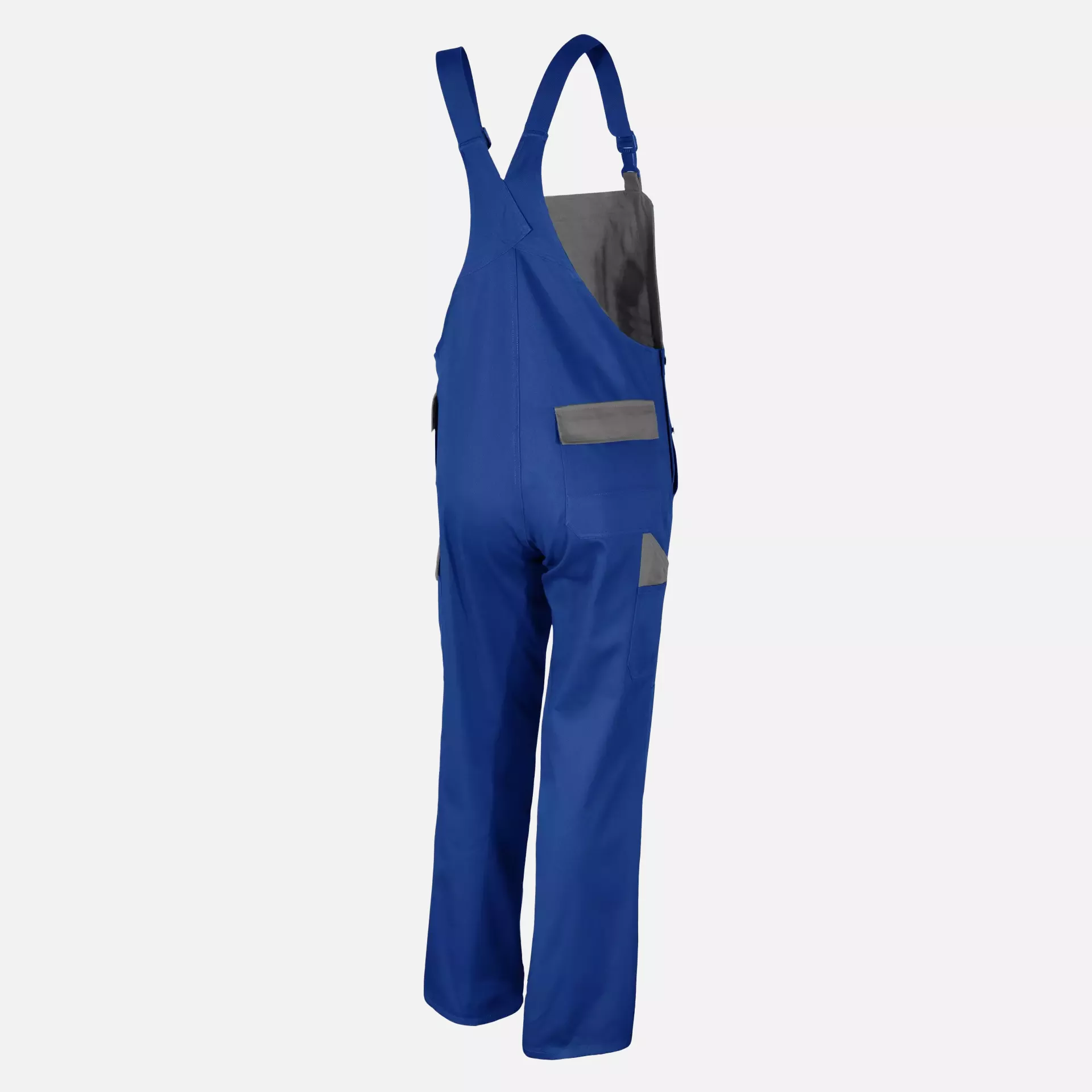Qualitex NM-41005-0331, Image Bib and Brace Cornflower Blue/Light Grey, image 2