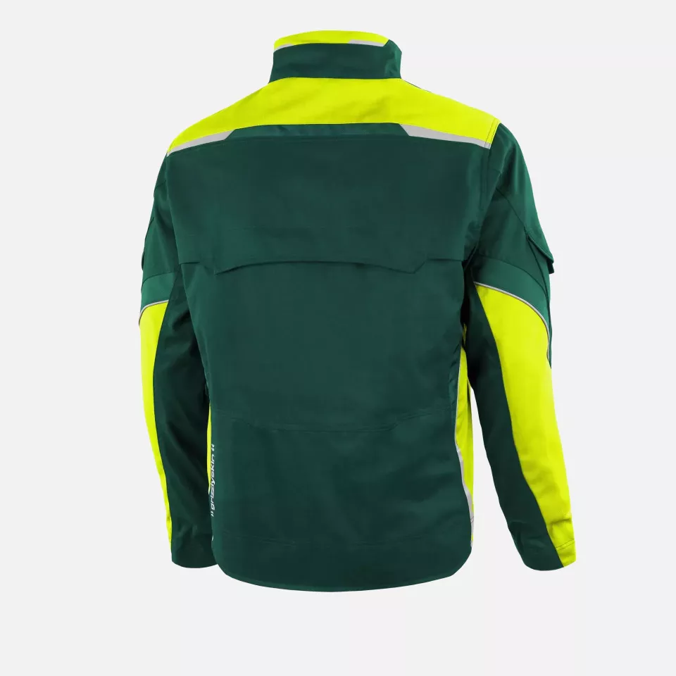 Grizzlyskin GIM3911, IRON Bundjacke grün/warngelb, image 2, gallery thumbnail