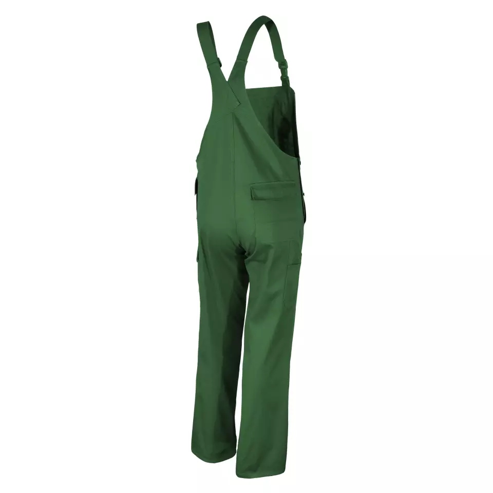 Qualitex NM-41004-1300, Comfort Bib Overall Green, image 2, gallery thumbnail
