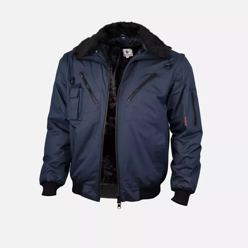Qualitex NM-70002-0500, Waterproof Pilot Jacket Navy, image 1, gallery thumbnail