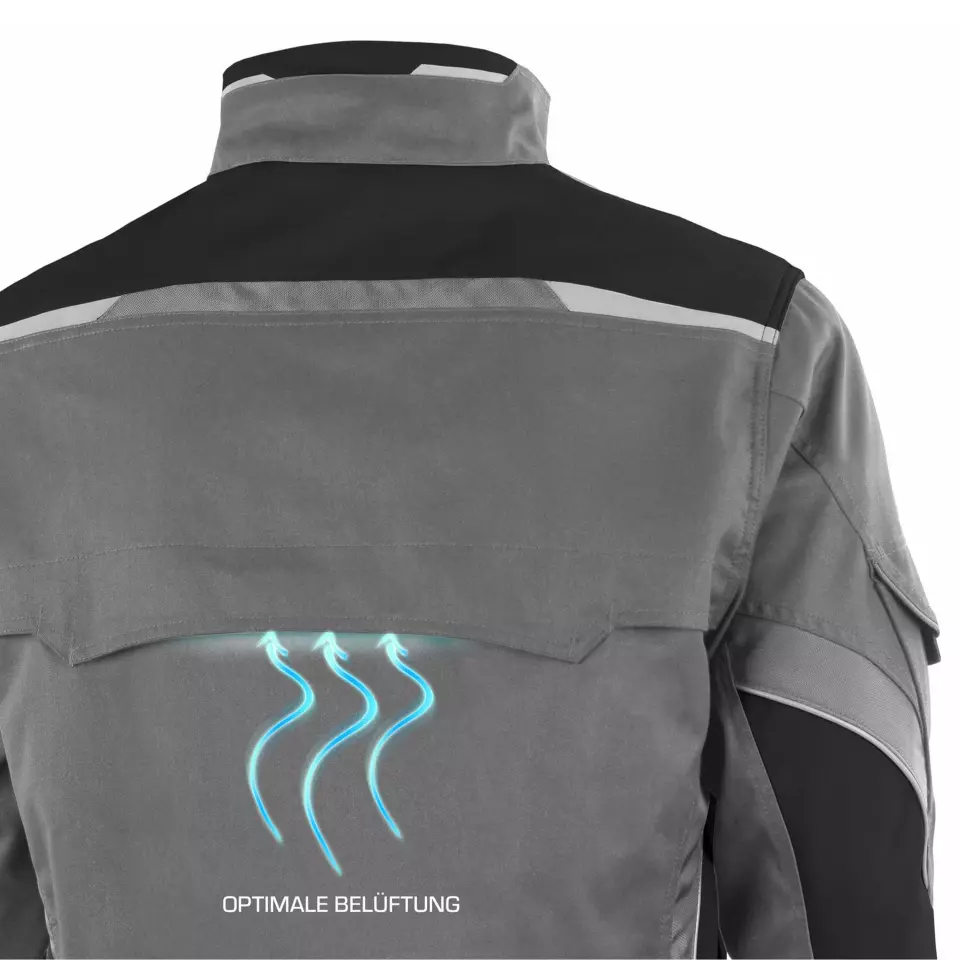 Grizzlyskin GIM3907, IRON Waist Jacket Grey/Black, image 4, gallery thumbnail