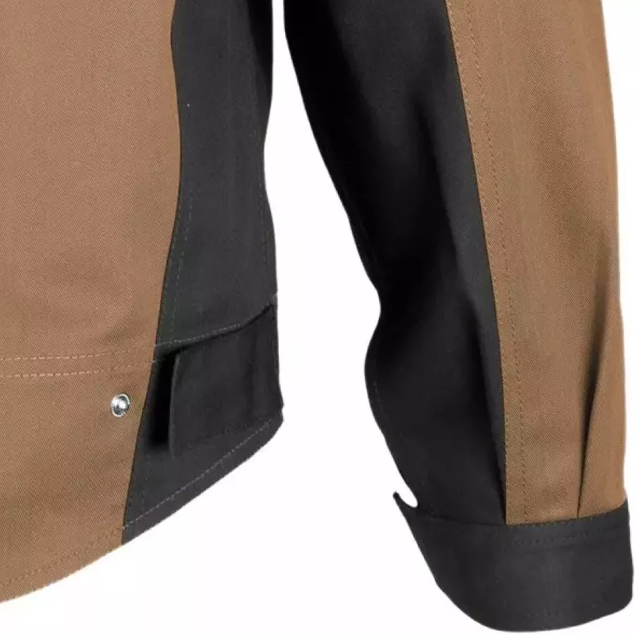 **Sleeve Cuffs with Velcro Closure** allow quick, adjustable fit for secure comfort at the wrists.