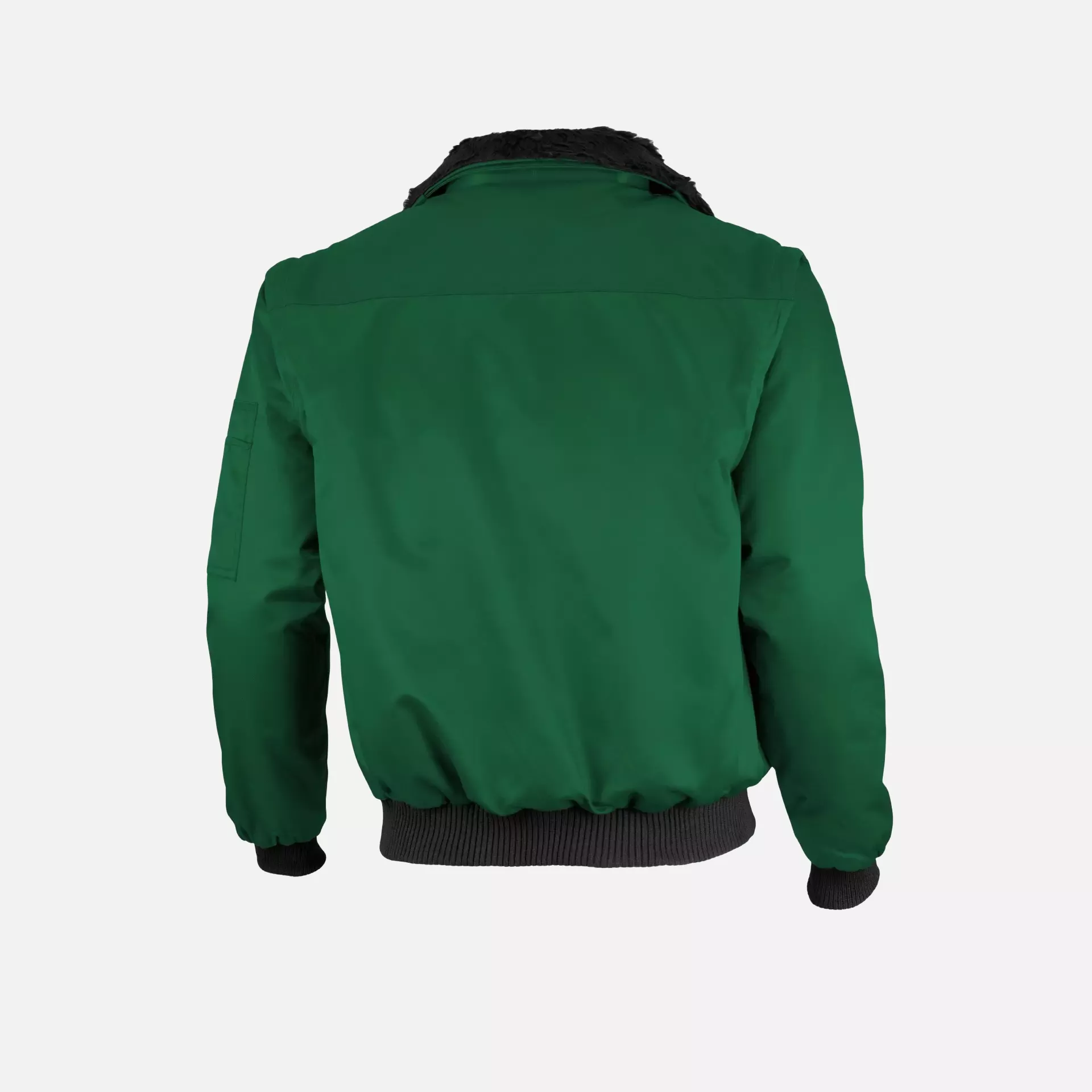 Qualitex NM-70001-1300, Solid Color Pilot Jacket Green, image 2