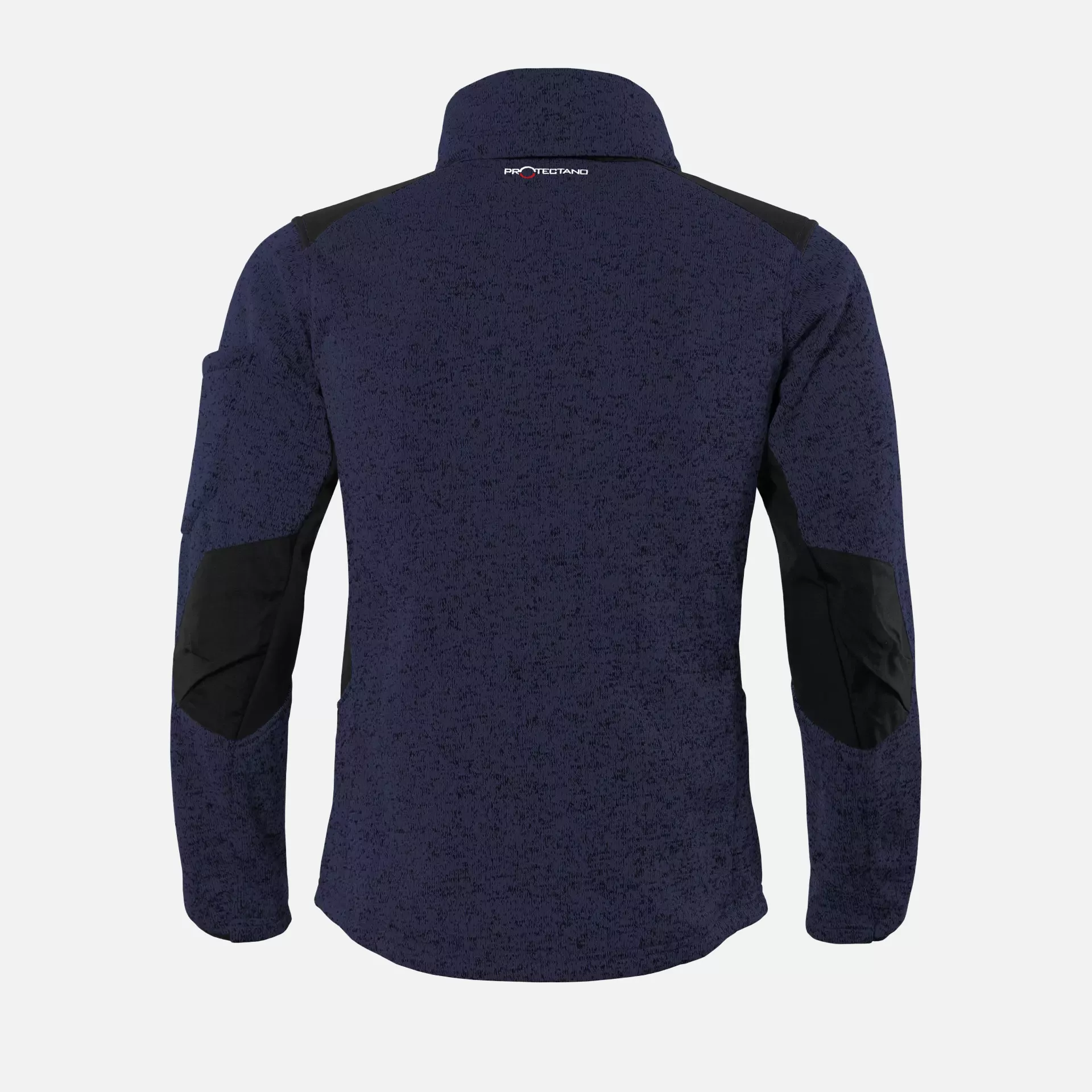 Qualitex NM-65013-0500, Knitted Fleece Jacket Navy/Melange, image 2