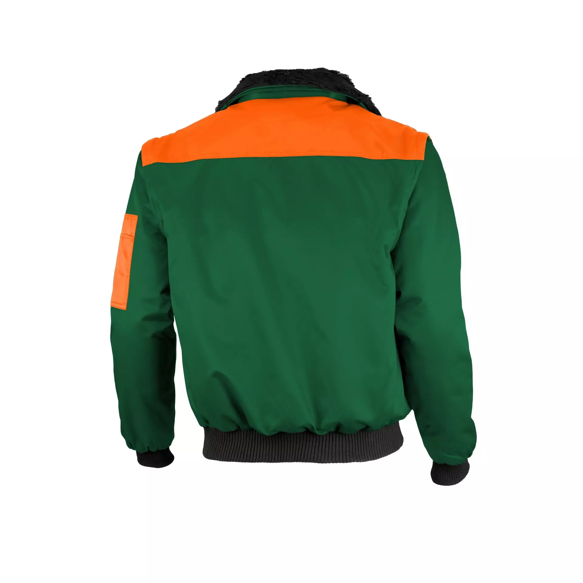 Qualitex NM-70001-1322, Two-Tone Pilot Jacket Green/Orange, image 2