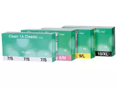 1760, Clean1A Classic Vinyl disposable glove Lightly powdered