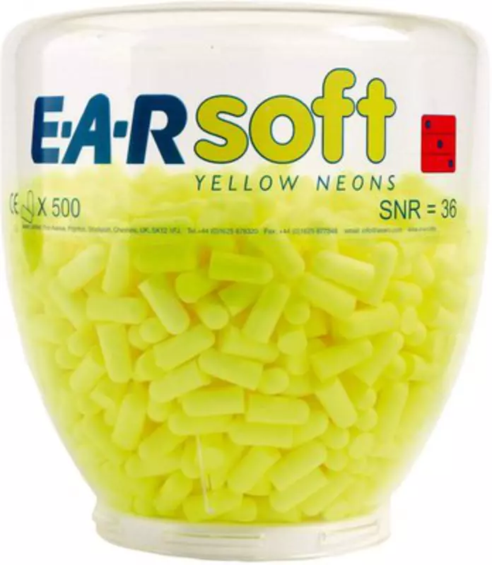 3M MPPD01002, EAR Earsoft neonkeltainen täyttösäiliö, image 1, gallery thumbnail