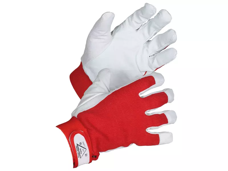 Hand1A 11502, Winter Sticker Leather Gloves, image 1, gallery thumbnail