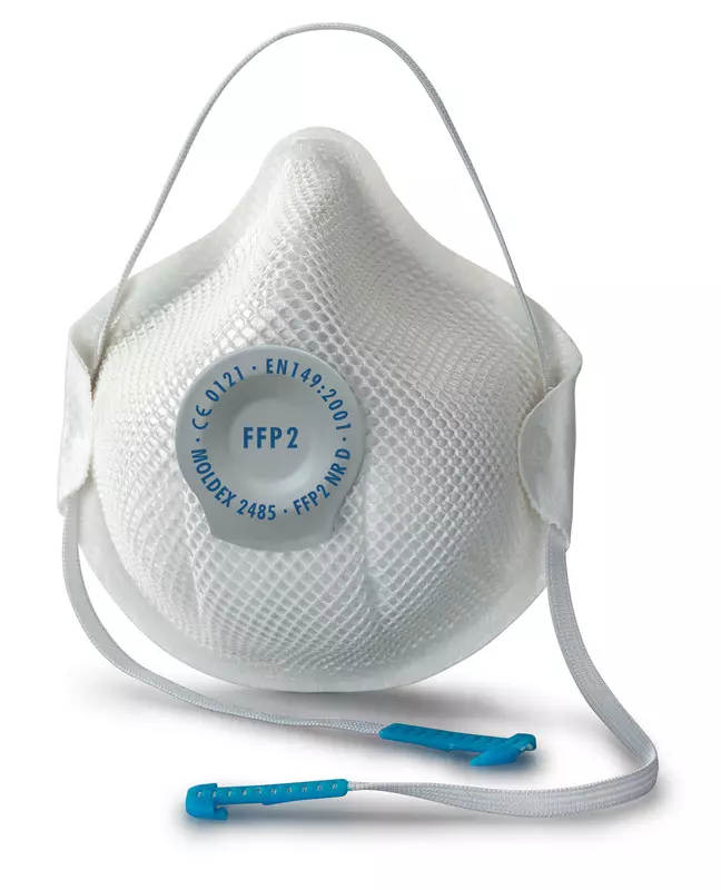 Moldex MD2485, Classic 2485 Particle Mask FFP2 NR D with Valve, image 1