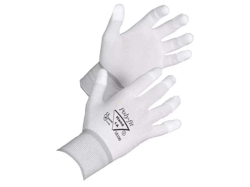 Hand1A 18100, Polyfit Polyfit Fingertip Coated Gloves
