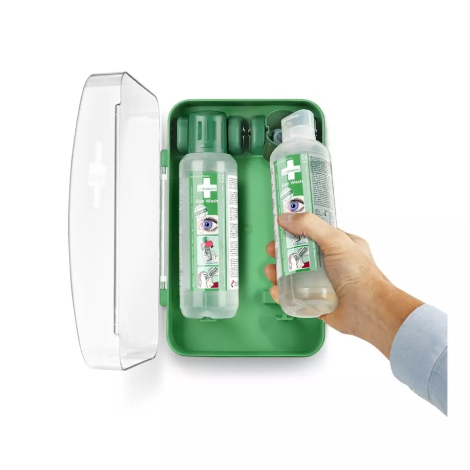 Cederroth C51011040, Eye Wash Station 2x500ml, image 1, gallery thumbnail
