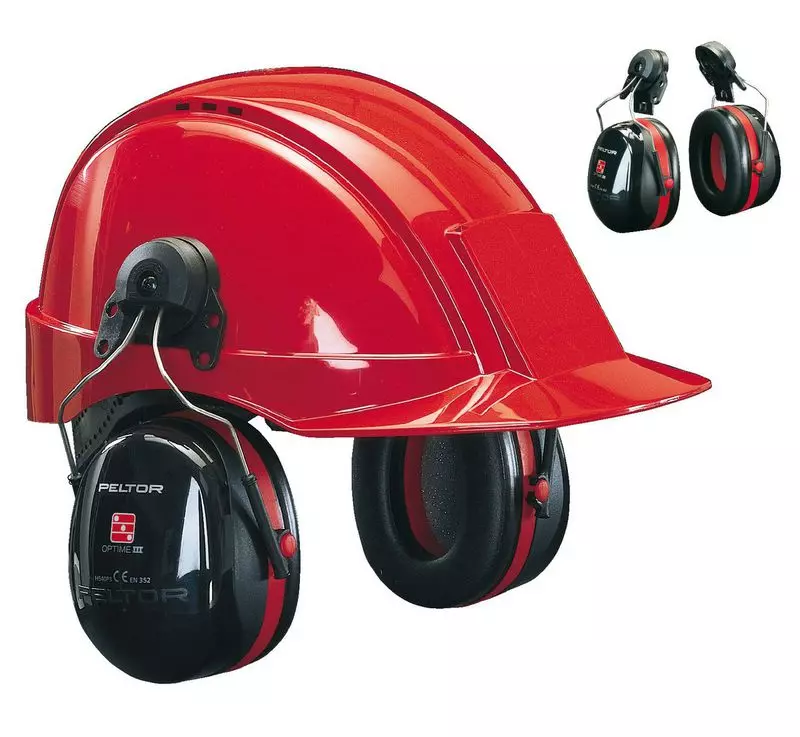 3M MPH540P3E, Peltor Optime H540P3E-413-Sv III Earmuff Helmet Mount E SNR 34 dB, image 1, gallery thumbnail