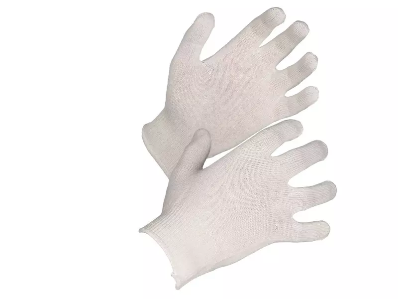 Hand1A 1507, Tr-215 Heavy-Duty Knitted Cotton Glove, image 1, gallery thumbnail