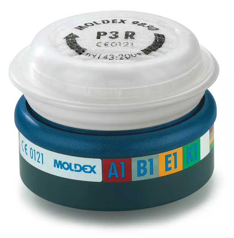Moldex MD9430, 9430 yhdistelmäsuodatin A1B1E1K1+P3 puoli- ja kokonaamariin, image 1, gallery thumbnail