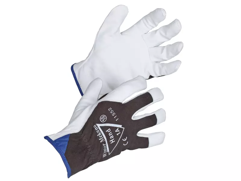 Hand1A 11552, Winter Mekano Leather Gloves, image 1, gallery thumbnail