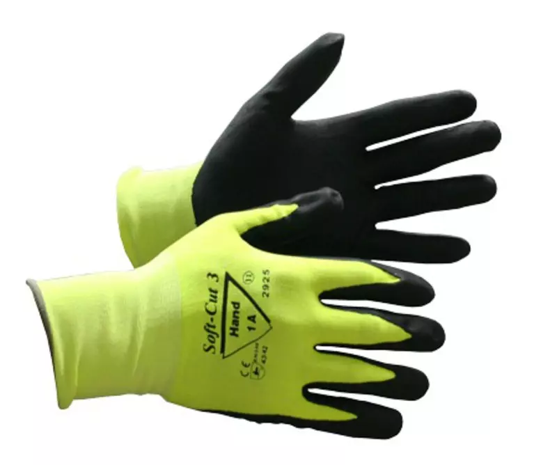 Hand1A 2925, Soft-Cut B HPPE belagda skärskyddshandskar, image 1, gallery thumbnail
