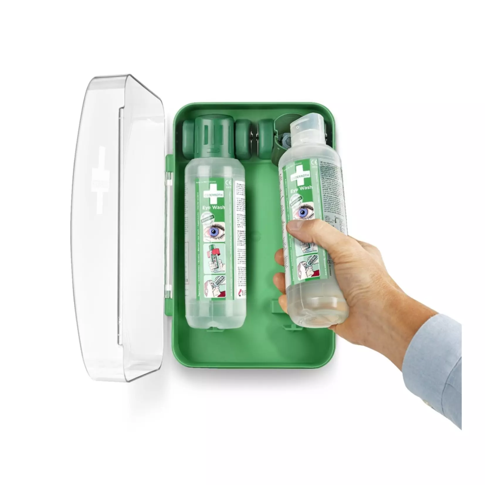 Cederroth C51011040, Eye Wash Station 2x500ml, image 1