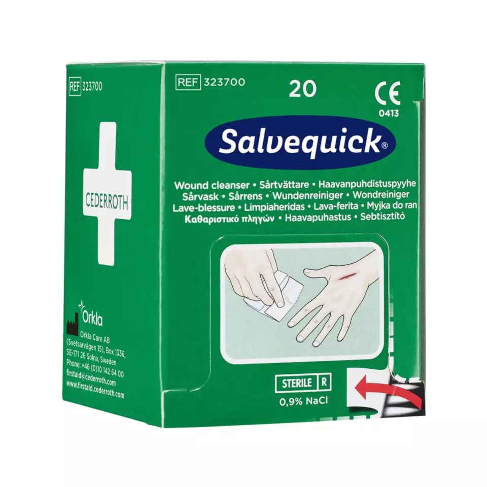Cederroth C323700, Salvequick Wundreinigungstuch, image 1, gallery thumbnail