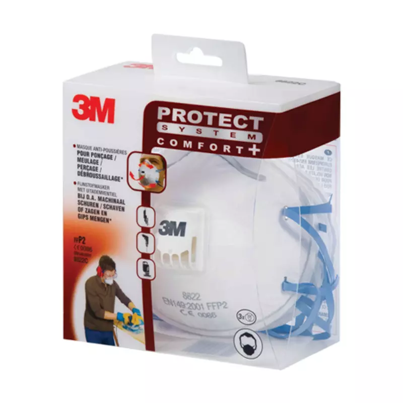 3M MT9332A, Aura 9332 Aura Ffp3 Nr D Particle filter with valve, image 1