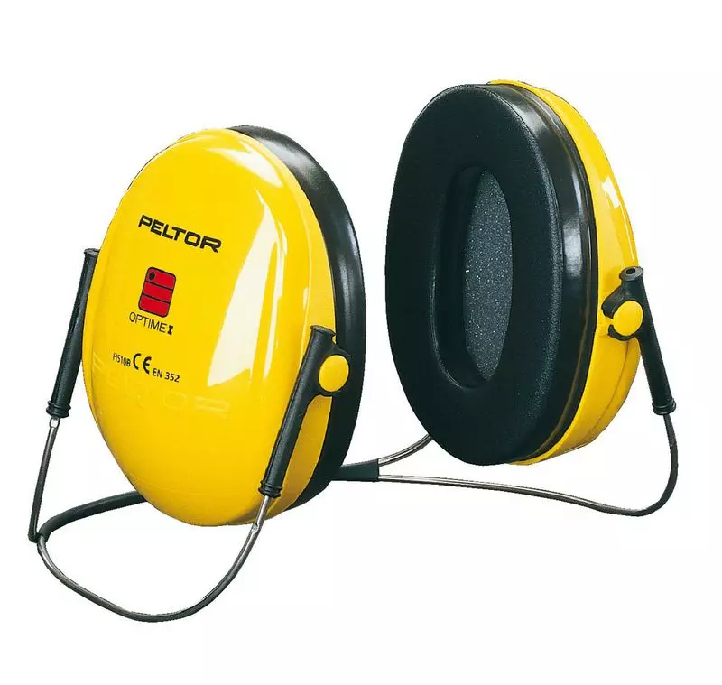 3M MPH510B, Peltor Optime H510B-403-Gu I Earmuff With Neckband SNR 26 dB, image 1, gallery thumbnail