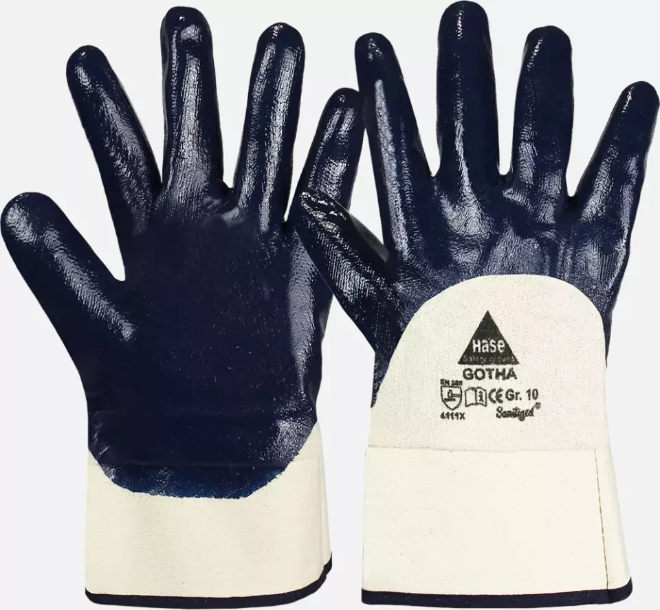 Hase Safety Gloves 903100, GOTHA Nitrile Gloves, image 1, gallery thumbnail