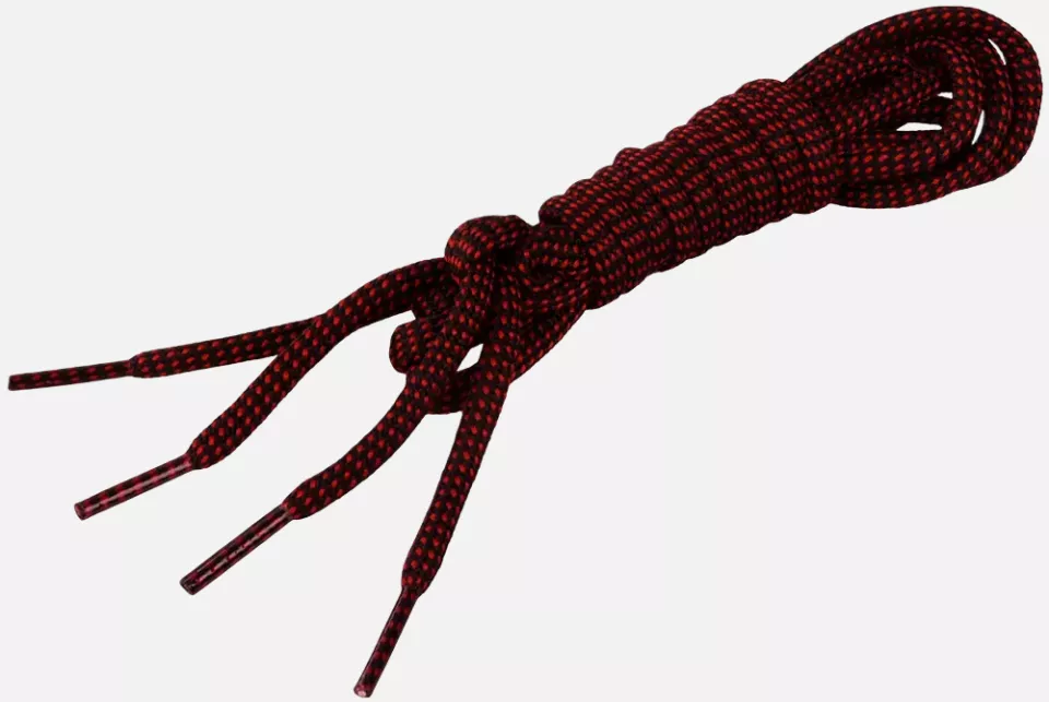 Hase Safety Gloves 940012, Shoelaces, Black-Red 140, image 1, gallery thumbnail