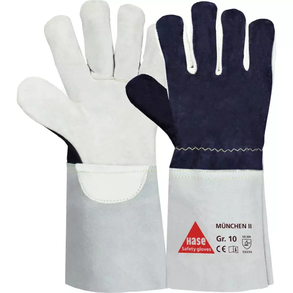 Hase Safety Gloves 850201-10, MÜNCHEN II Cut Resistant Glove, Size 10, image 1, gallery thumbnail