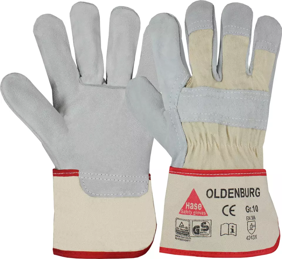 Hase Safety Gloves 212100, OLDENBURG Work Gloves, image 1, gallery thumbnail