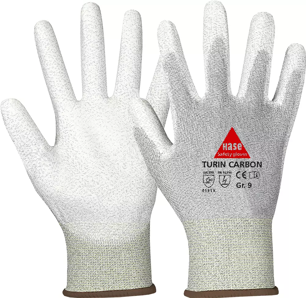 Hase Safety Gloves 508230, TURIN CARBON Assembly Glove