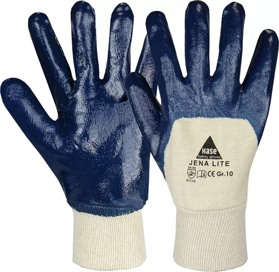 Hase Safety Gloves 901200, JENA LITE Nitrile Gloves