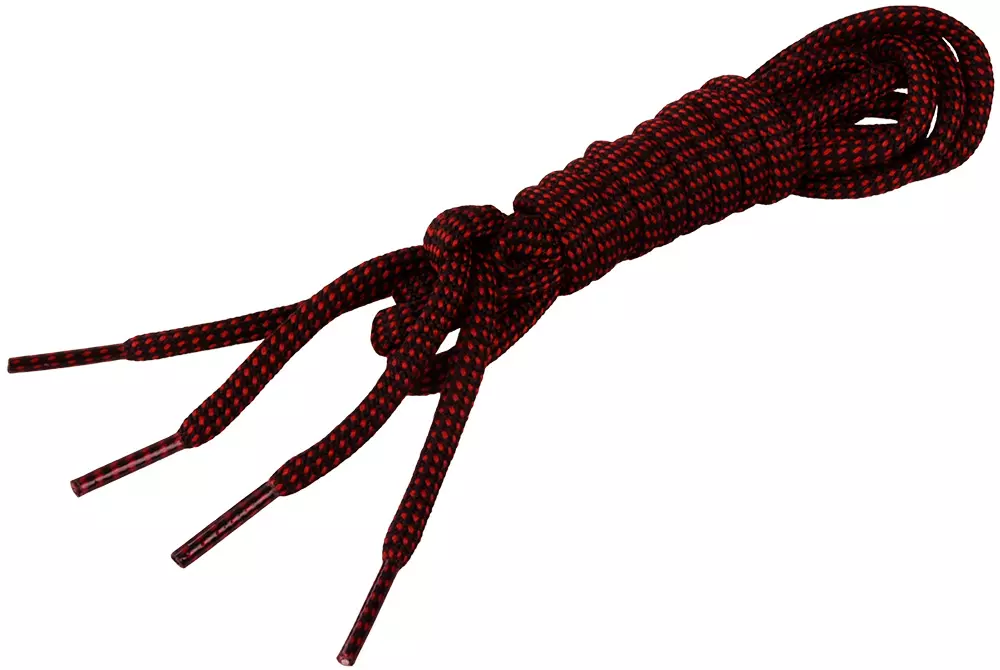 Hase Safety Gloves 940012, Shoelaces, Black-Red 140, image 1