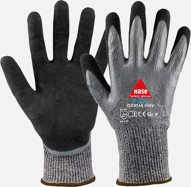 Hase Safety Gloves 508555, GENUA DRY+ Cut Protection Glove, image 1