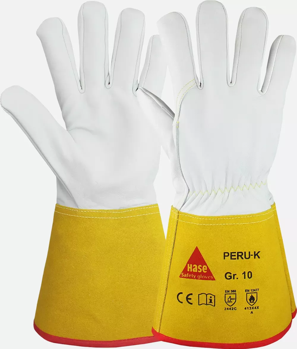 Hase Safety Gloves 403835K, PERU K Welding Gloves, image 1