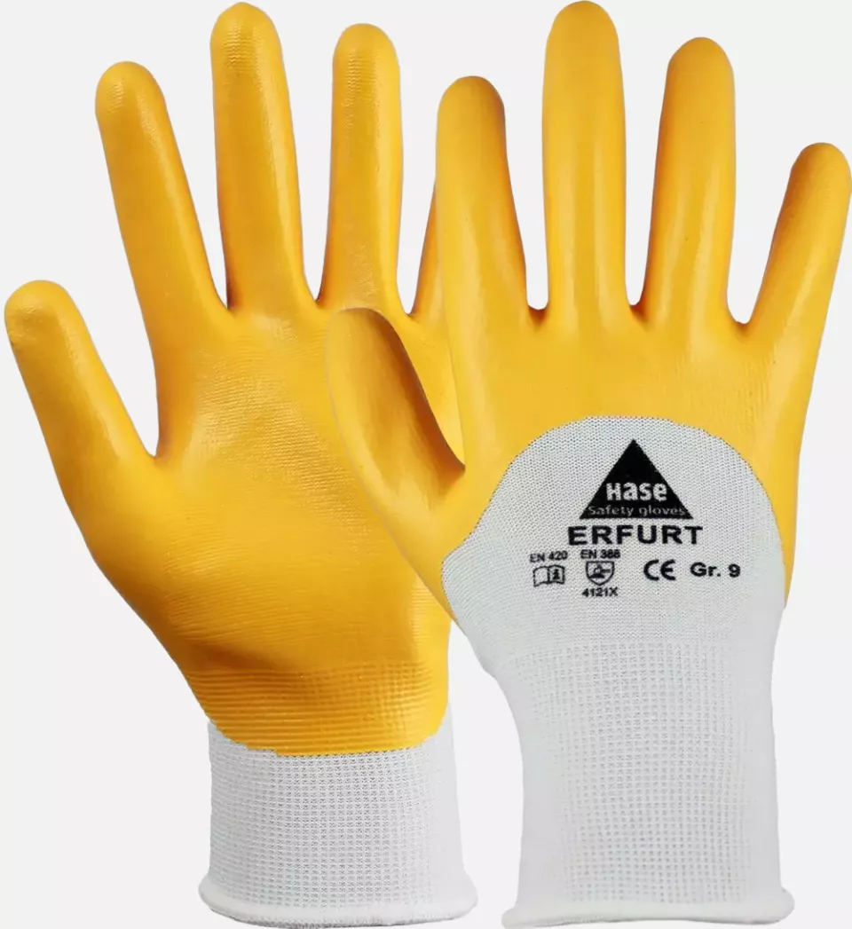 Hase Safety Gloves 901300, ERFURT Nitrile Gloves, image 1, gallery thumbnail