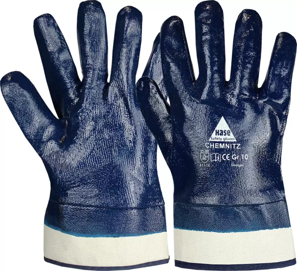 Hase Safety Gloves 904100, CHEMNITZ Nitrile Gloves, image 1, gallery thumbnail