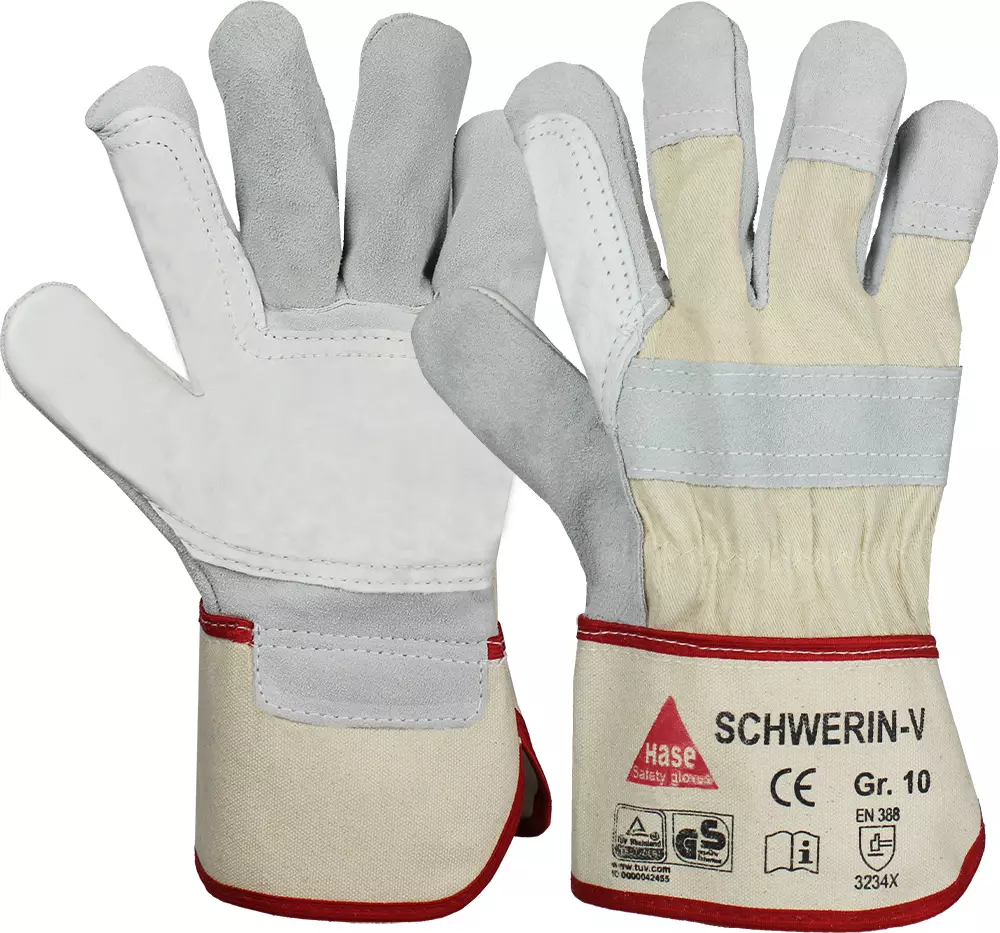 Hase Safety Gloves 212170, SCHWERIN V Work Gloves