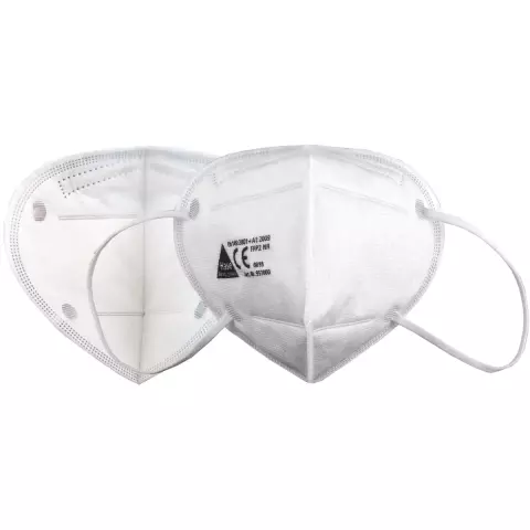 957000, Hase Safety Gloves FFP2 NR Folding Respirator Mask