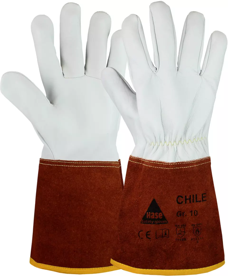 Hase Safety Gloves 403840, CHILE Schweißerhandschuhe, image 1, gallery thumbnail