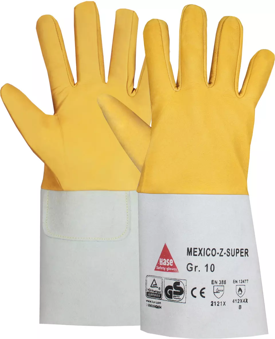 Hase Safety Gloves 403800, MEXICO-Z SUPER Welding Gloves, image 1, gallery thumbnail