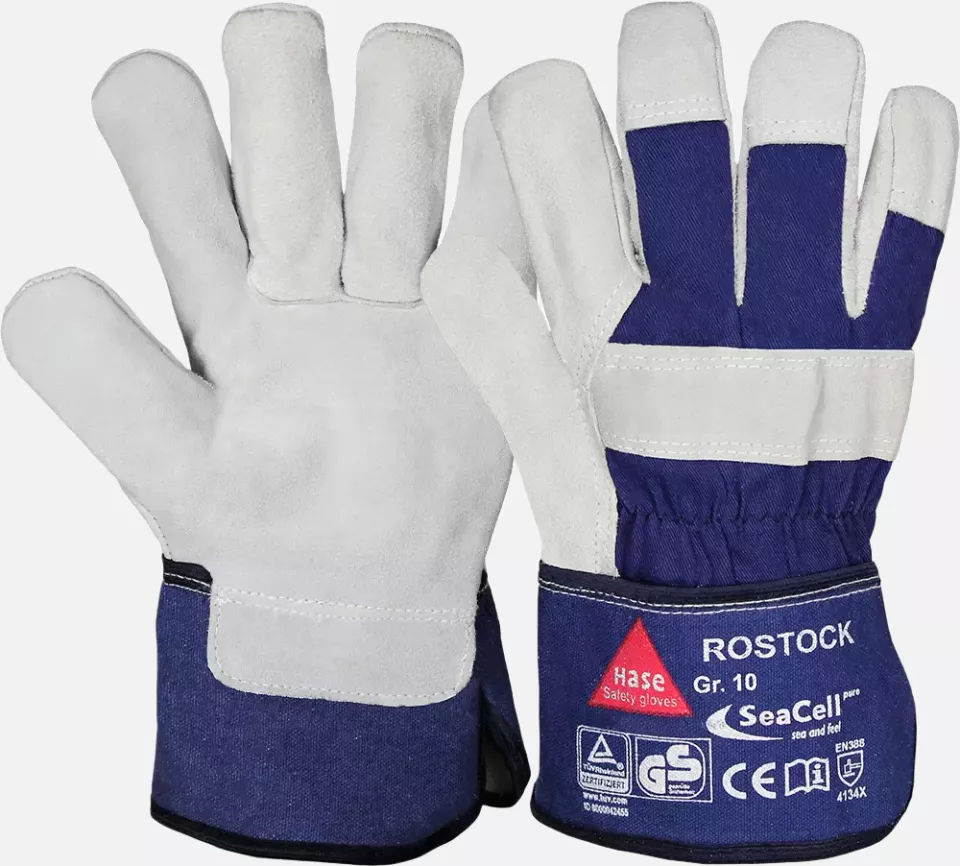 Hase Safety Gloves 212150-SEA, ROSTOCK SeaCell Work Gloves, image 1, gallery thumbnail