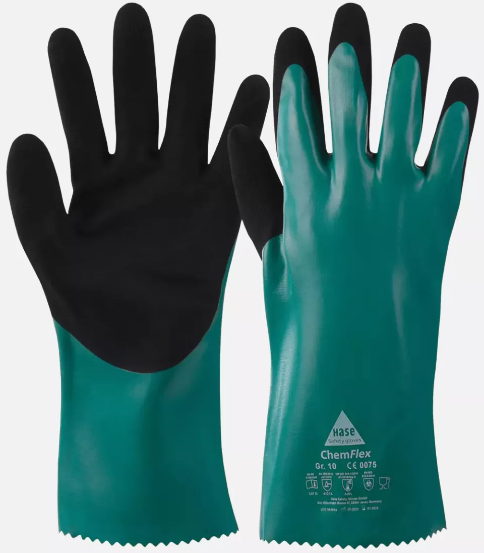 Hase Safety Gloves 905100, CHEMFLEX 30 Chemical Gloves, image 1, gallery thumbnail