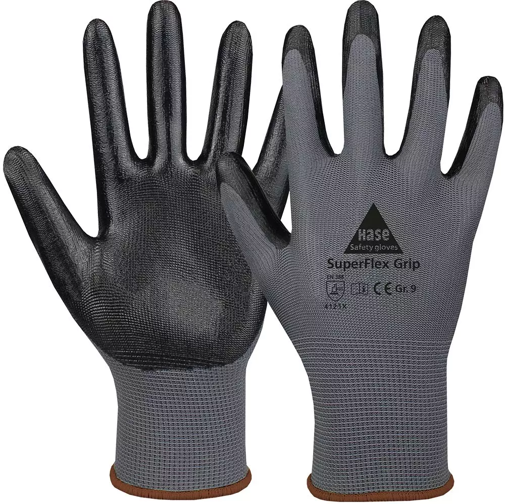 Hase Safety Gloves 508605, SUPERFLEX GRIP Assembly Glove, image 1