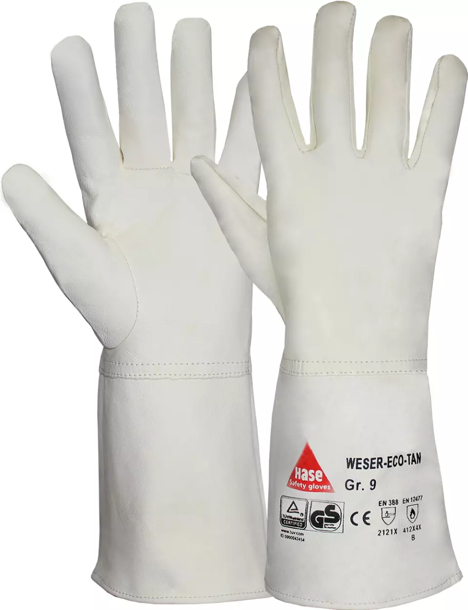 Hase Safety Gloves 6522035, WESER ECO-TAN® Schweißerhandschuhe, image 1, gallery thumbnail