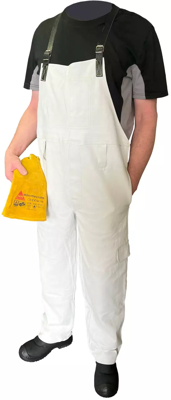 Hase Safety Gloves 509220, BURY CLASSIC Schweißerlatzhose, image 1, gallery thumbnail