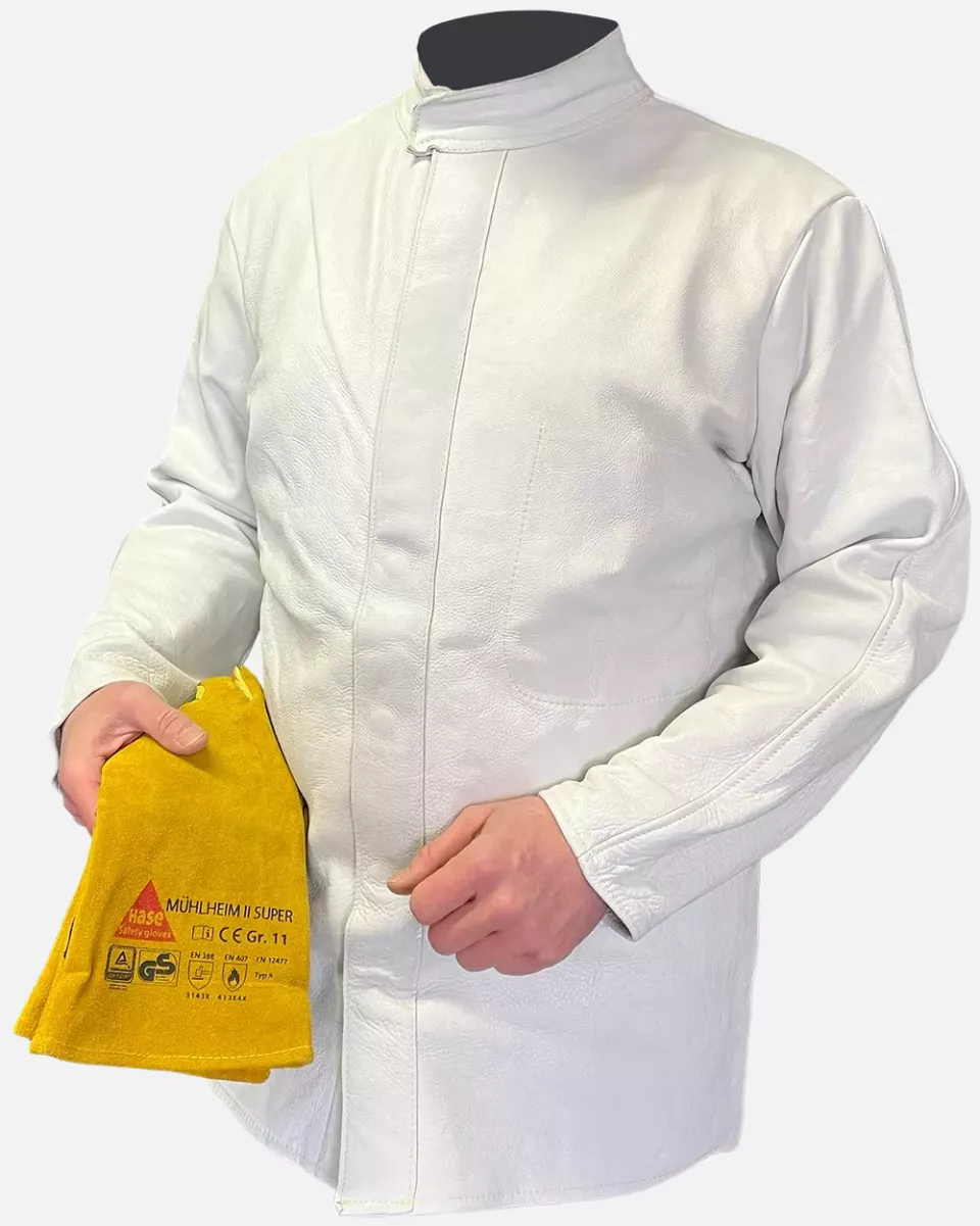 Hase Safety Gloves 509200, YORK CLASSIC Schweißerjacke aus Rindnarbenleder, image 1, gallery thumbnail