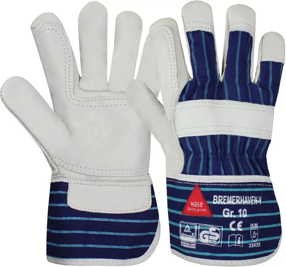 Hase Safety Gloves 291200, BREMERHAVEN V Work Gloves, image 1, gallery thumbnail
