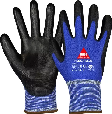 Hase Safety Gloves PADUA BLUE Assembly Glove