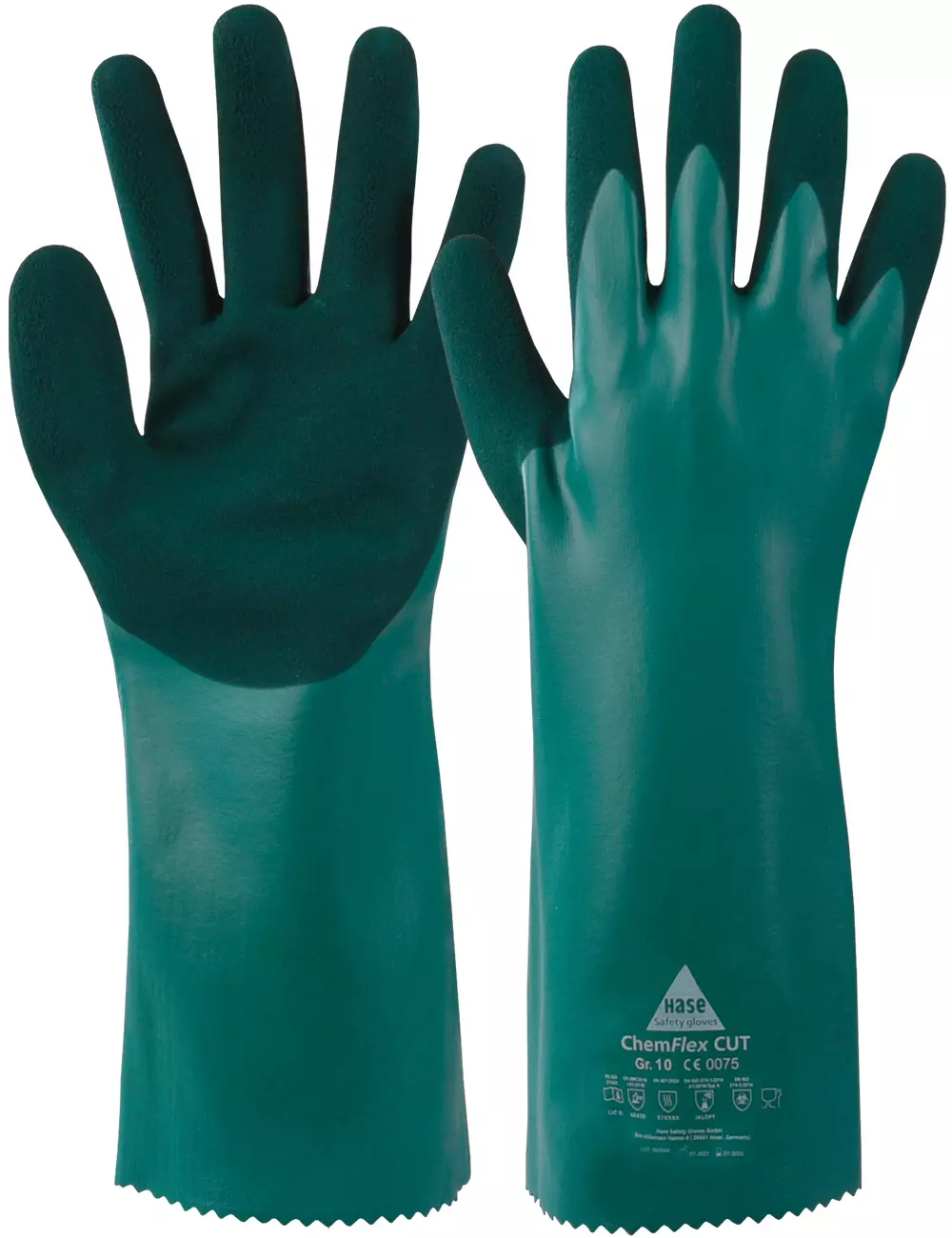 Hase Safety Gloves 907000, CHEMFLEX 35 CUT Chemikalienhandschuhe