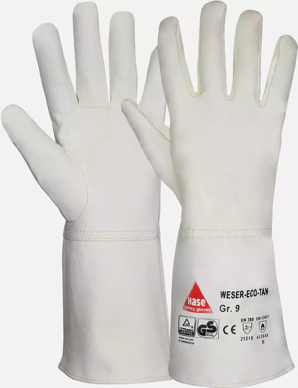 Hase Safety Gloves 6522035, WESER ECO-TAN® Welding Gloves, image 1, gallery thumbnail