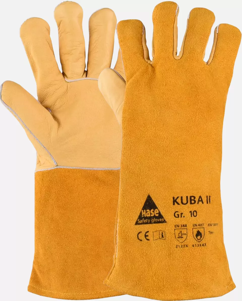 Hase Safety Gloves 302220, KUBA II Welding Gloves, image 1, gallery thumbnail